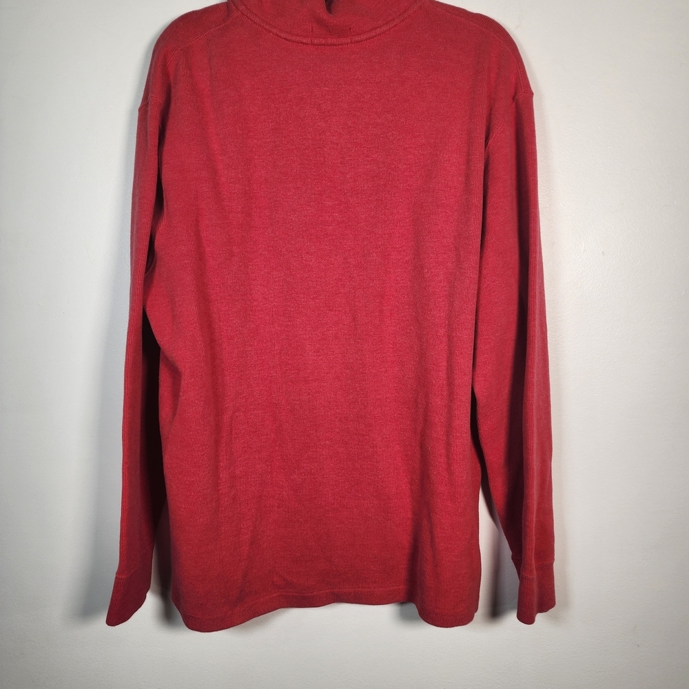 Polo Ralph Lauren Men's Red Zip-Up Sweater - Picture 3 of 10